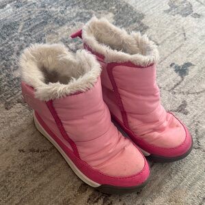 Sorel Pink Fur-Lined Winter Boots